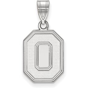 Ohio State Medium (5/8 Inch) Pendant (Sterling Silver)