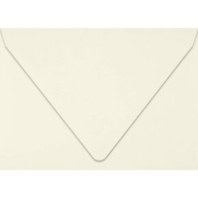 LUXPaper 4Bar A1 Contour Flap Invitation Envelopes | 3 5/8" x 5 1/8" | Natural | 70lb. Text | 50 Qty