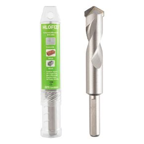 7/8" x 6" Masonry Drill Bits 7/8 inch Concrete Drill Bits Carbide Tipped Hammer Drill Bit, for Cement, Brick, Stone, Block, 1 Pack
