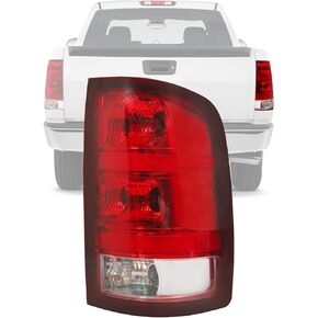 CARMOCAR Tail Light (Left & Right) Compatible With 2000-2006 Chevy Suburban 1500 2500 Tahoe GMC Yukon XL Denali Taillights Red Clear Rear Brake Lamp W/O Bulbs Harness GM2819199 GM2801170
