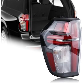 LED Halogen Tail Light Rear Lamp Assembly Compatible with 2021-2023 Chevy Suburban Tahoe Right Passenger Side 84849417