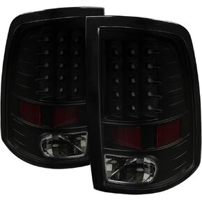 Tail Light Lamp Stop Brake Indicator Warning Light Replacement for 2009-2018 Ram 1500 Black (Left Driver and Right Passenger Side)