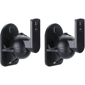 Maclean MC-526 2X حامل تثبيت على الحائط لمكبر الصوت يصل إلى 3,5 كجم، دوران مائل ودوار هاي فاي ستالايت in Kuwait
