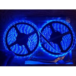 شريط إضاءة LED غاطس بحري 12 فولت 32 قدم أزرق، مصابيح حبل LED، مصابيح LED مقاومة للماء، in Kuwait