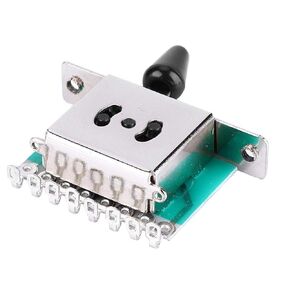 5 Way Toggle Switch Guitar Pickup Selector Electric Guitar Switch Knob with hat Screws