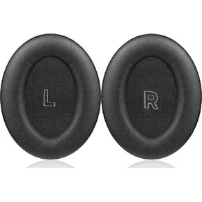 Replacement Ear Pads for Bose QuietComfort(QC) Ultra Wireless Headphones, Ear Pads Cushions with High-Density Noise Isolation Foam, Made Soft Protein Rubber Leather - Black