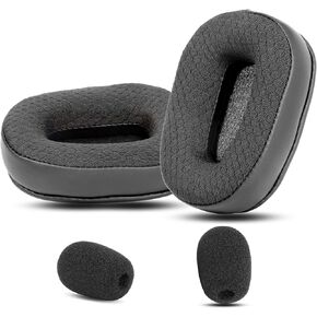 Breathable&Durable Ear Pads Cushion Replacement Earpads Compatible with BlueParrott B450-XT S450-XT B450XT S450XT Headset,Replacement Ear pad with Mesh Fabric and Memory Foam