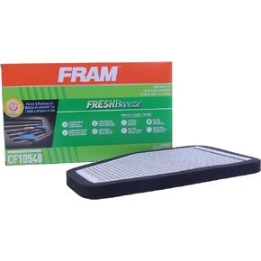 FRAM Fresh Breeze Cabin Air Filter with Arm & Hammer Baking Soda, CF10548 for Select Ford Vehicles , white