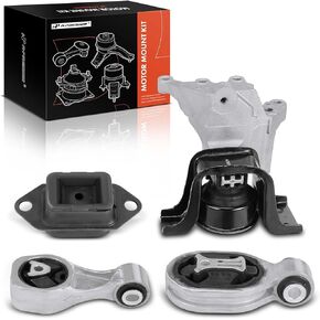 A-Premium 4PCS Engine Motor Mount and Transmission Mount and Torque Strut Mount Kit Compatible with Nissan Juke 2011 2012 2013 2014 2015 1.6L, FWD, Manual Transmission Only, Replace# 112201KG0A