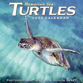 Hawaiian Sea Turtles - Hawaii 2025 Deluxe Wall Calendar - Photography by Michael and Monica Sweet