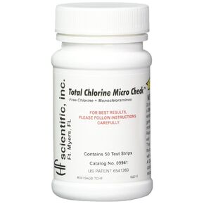 9941 Total Chlorine Micro Check Test Strips, 0-1 and 1-10 ppm Range