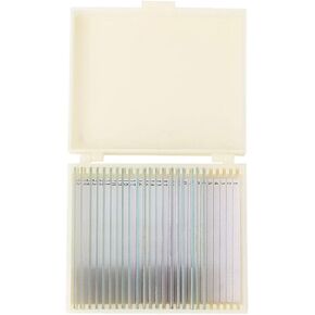 20 Slides of Biology and Slides,Prepared Microscope Slides Science Education Microscope Sample Slides Pathology Prepared Microbiological Bacterial Specimens