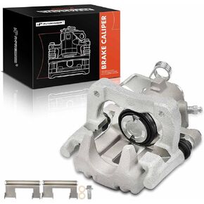 A-Premium Disc Brake Caliper Assembly with Bracket Compatible with Volkswagen Golf 2000-2005, Beetle 2000-2010, Golf City 2007-2010 & Audi TT 2000-2006 - Rear Left Driver Side
