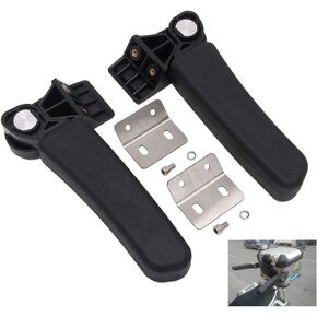 Motorcycle Passenger Armrest Folding Rear Box Side Handrail Universal