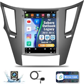 [1G/32G] Android 13 Car Radio Stereo for Subaru Outback Legacy 2010 2011 2012 2013 2014 in Dash GPS Navigation, 9.7" Vertical Touch Screen Bluetooth Radio, FM/WiFi/Mirror Link/SWC+Backup Camera&Mic in Saudi Arabia
