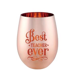 Best Aunt Ever Gifts- Aunt Gifts From Niece, Nephew - Mothers Day Birthday Gifts for Aunt，New Aunt, Auntie - 18Oz Rose Gold Wine Glass