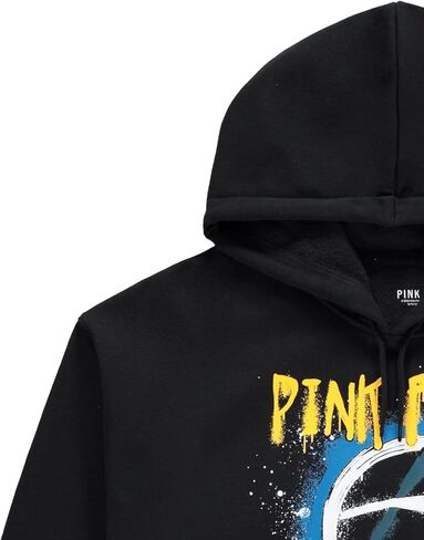 هودي الحفلة الموسيقية للرجال من Pink Floyd الجانب الداكن من القمر - سويت شيرت بقلنسوة عتيق مع طباعة الأكمام in Kuwait