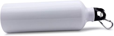 H-E 10pcs 600ml Sublimation White Blank Aluminum Sports Bottle Heat Press Travel Sports Water Bottles for Sublimation Printing in Kuwait