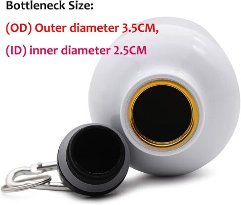 H-E 10pcs 600ml Sublimation White Blank Aluminum Sports Bottle Heat Press Travel Sports Water Bottles for Sublimation Printing in Kuwait