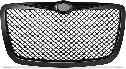 Armordillo USA 7165052 Mesh Front Hood Grille - Matte Black Fits 2005-2010 Chrysler 300/300C in Saudi Arabia