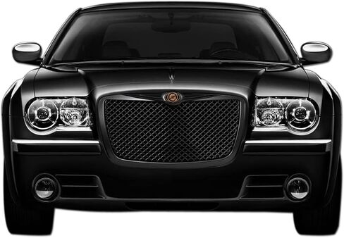 Armordillo USA 7165052 Mesh Front Hood Grille - Matte Black Fits 2005-2010 Chrysler 300/300C in Saudi Arabia