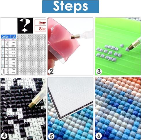 bimkole diy 5d لغز زهرة الماس اللوحة، الطلاء مع الماس الفنون الغامضة الحفر الكامل حجر الراين التطريز اليدوية صور عبر غرزة الفنون الحرفية قماش لديكور جدار المنزل 12x16 / 14x14in in Kuwait