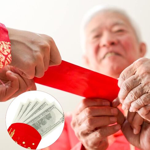 30 Pcs Chinese Red Envelopes Hongbao Lucky Money Envelopes for Cash, Wedding Envelopes Vietnamese Red Packet Spring Festival, New Year, Birthday, Decoration, Wedding, Business in Saudi Arabia