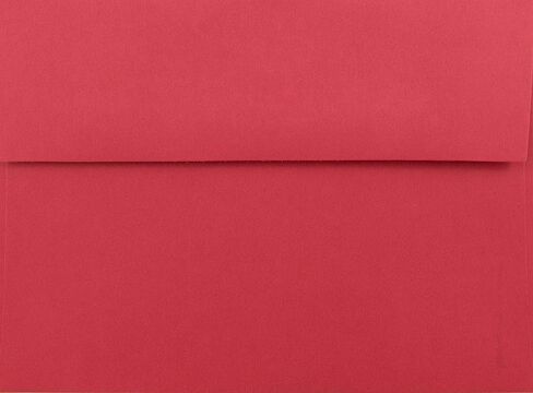 Holiday Red 25 Pack A7 (5-1/4 x 7-1/4) Envelopes Made in USA for 5 X 7 Invitations Weddings Announcements Holidays Showers from The Envelope Gallery in Saudi Arabia
