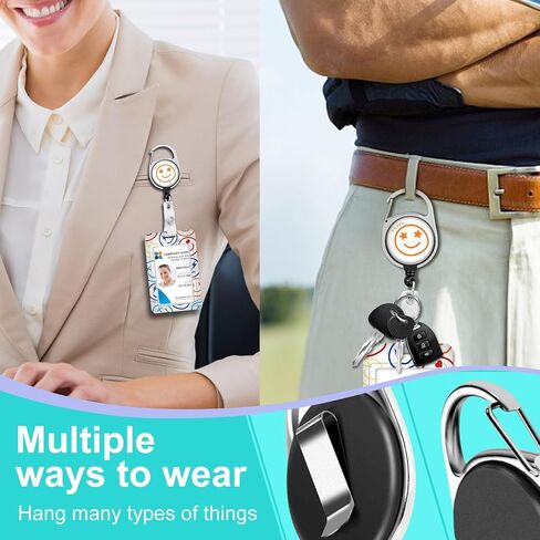 Plifal ID Badge Holder with Lanyard and Retractable Badge Reel Clip, Cute Aesthetic Y2K Heart Card Name Tag Lanyard Vertical ID Protector Bage Clips for Nurse Nursing Doctor Teacher Student in Saudi Arabia