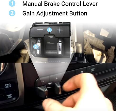Trailer Brake Controls Module Kit 82215040AC 82215040AB Compatible with Dodge Ram 2016-2018 1500 2500 3500 4500 5500 Dash Trailer Brake Controller Module in Saudi Arabia
