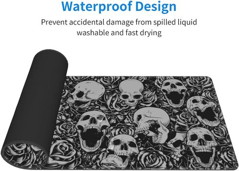 لوحة ماوس للألعاب Mysterious Spirit Goth، وسادة مكتب طويلة ممتدة مقاس XL، وسادات ماوس مطاطية كبيرة بحواف مخيطة، 31.5 بوصة × 11.8 بوصة in Kuwait