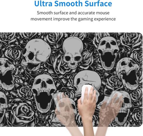 لوحة ماوس للألعاب Mysterious Spirit Goth، وسادة مكتب طويلة ممتدة مقاس XL، وسادات ماوس مطاطية كبيرة بحواف مخيطة، 31.5 بوصة × 11.8 بوصة in Kuwait