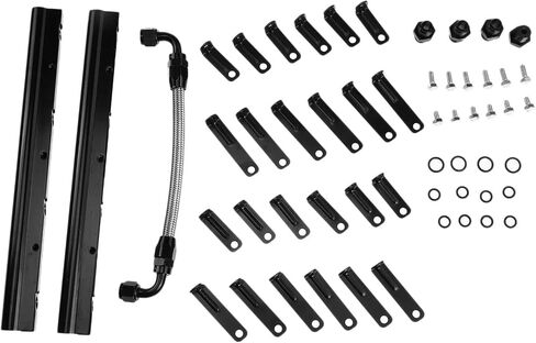 A-Premium Fuel Rail Kit Compatible with GM LS Series Gen III or IV EFI Engines LS6 LS3 L92 LS1 LS2 in Saudi Arabia