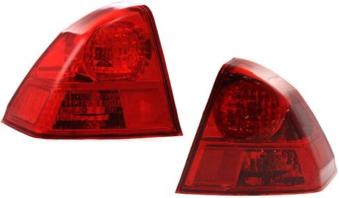 For 2003-2005 Honda Civic Rear Tail Light Passenger Side Assembly Unit HO2801153 4dr For Sedan; quarter panel mounted-replaces 33501-S5B-A01 in Saudi Arabia