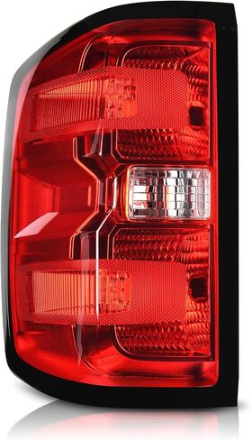 AUTOSAVER88 LED Tail Light Assembly Compatible with 2014-2019 Chevy Silverado 1500, 2015-2019 2500 HD/3500 HD, 2019 1500 LD, 2015-2019 GMC Sierra 3500 HD Brake Rear Lamp Taillights Replacement - Pair in Saudi Arabia