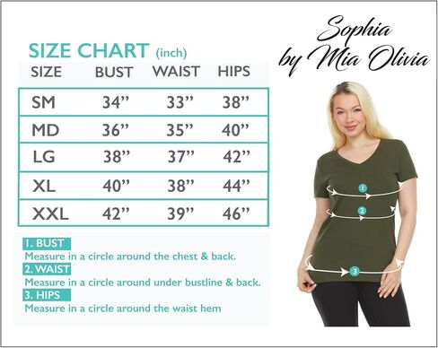Women's Short-Sleeve V-Neck T-Shirt, Pack of 3 in Saudi Arabia