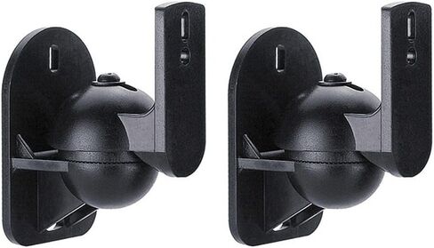 Maclean MC-526 2X Speaker Wall Mount Bracket up to 3,5 KG, Tilt Rotation Swivel HiFi Satellite in Saudi Arabia
