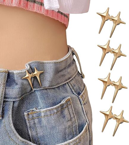 4 مجموعات من أزرار الجينز القابلة للتعديل، لا حاجة لخياطة دبابيس أزرار قابلة للفصل، زر فوري مناسب تمامًا وقابل للفصل. (الدائرة الذهبية) in Kuwait