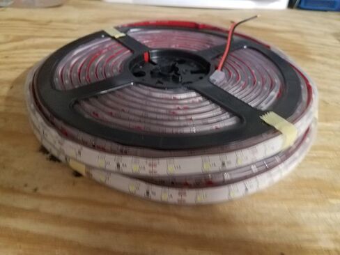 شريط إضاءة LED غاطس بحري 12 فولت 32 قدم أزرق، مصابيح حبل LED، مصابيح LED مقاومة للماء، in Kuwait
