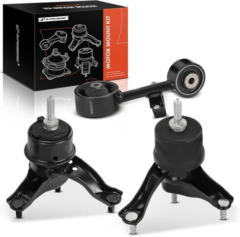 حامل محرك A-Premium وحامل ناقل الحركة ومجموعة تثبيت دعامة عزم الدوران متوافقة مع Toyota Highlander 2004-2007 وLexus RX330 2004-2006، 3.3 لتر، ناقل حركة أوتوماتيكي، مجموعة 3 قطع in Saudi Arabia