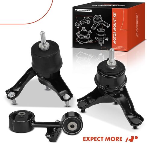 حامل محرك A-Premium وحامل ناقل الحركة ومجموعة تثبيت دعامة عزم الدوران متوافقة مع Toyota Highlander 2004-2007 وLexus RX330 2004-2006، 3.3 لتر، ناقل حركة أوتوماتيكي، مجموعة 3 قطع in Saudi Arabia