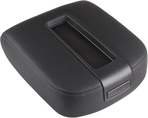 ASAPE Center Console Lid Armrest Cover Fit for 2007-2013 Chevy Avalanche Silverado Tahoe Suburban 1500 2500 GMC Sierra Yukon Replace OE 15217111,15941534,19328718 (Black) in Saudi Arabia