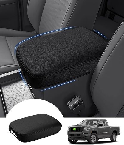 Autorder Center Console Cover for Nissan Frontier 2022 2023 2024 Accessories Armrest Cover Anti-Scratch Middle Console Pad Leather Armrest Protector in Saudi Arabia
