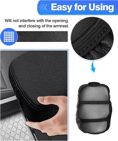 Autorder Center Console Cover for Nissan Frontier 2022 2023 2024 Accessories Armrest Cover Anti-Scratch Middle Console Pad Leather Armrest Protector in Saudi Arabia