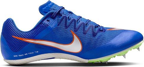 Nike Rival Sprint Track & Field Sprinting Spikes (DC8753-401, Racer Blue/Lime Blast/Safety Orange/White) Size 9 in Saudi Arabia