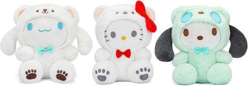 8 بوصة Kawaii لطيف الدب الأبيض سلسلة الملابس المتقاطعة القطيفة الجميلة هدية عيد ميلاد لمحبي الأطفال (Paha) in Saudi Arabia