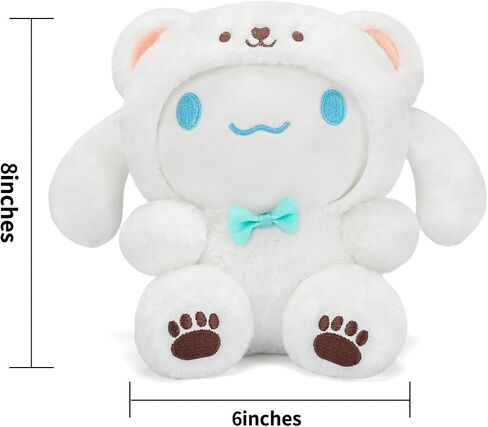 8Inch Kawaii Cute White Bear Cross-Dressing Series Plush Lovely Plushies Birthday Gift for Kids Fans (Paha) in Saudi Arabia