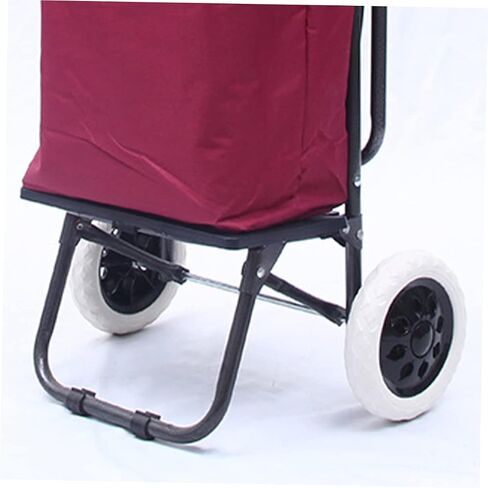 SOLUSTRE 2pcs Heavy Duty Wheels Swivel Casters Heavy Duty Shopping Cart Casters Wheels Trolley Cart with Wheels Swivel Caster Wheels Set Luggage Wheel Replacement Suitcase Trolley Wheels in Saudi Arabia
