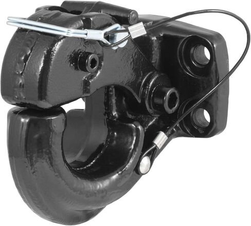 CURT 48231 Pintle Hook Hitch 60,000 lbs, Fits 2-1/2 to 3-Inch Lunette Ring, Direct Mount Only, CARBIDE BLACK POWDER COAT in Saudi Arabia
