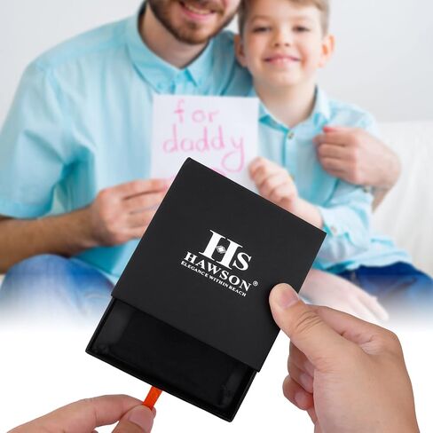 HAWSON Pendant Necklace for Men in Gift Box, Stainless Steel Dog Tag Necklace for Dad from Son Daughter for Fathers Day Birthday Christmas. in Saudi Arabia